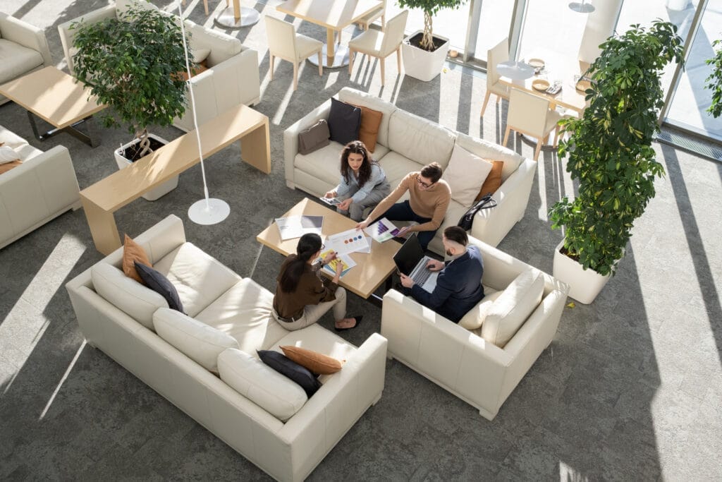 A regulated group gaining command over office matters.